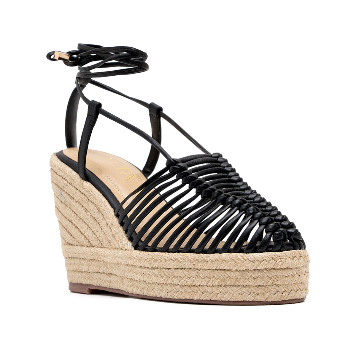 KAIA BLACK SANDALS