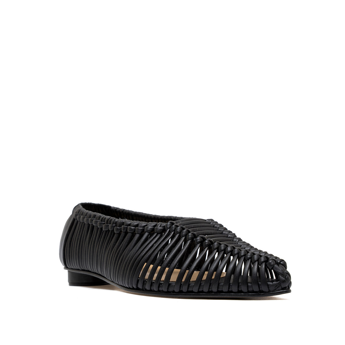 SIMONE BLACK CRAFT FLATS