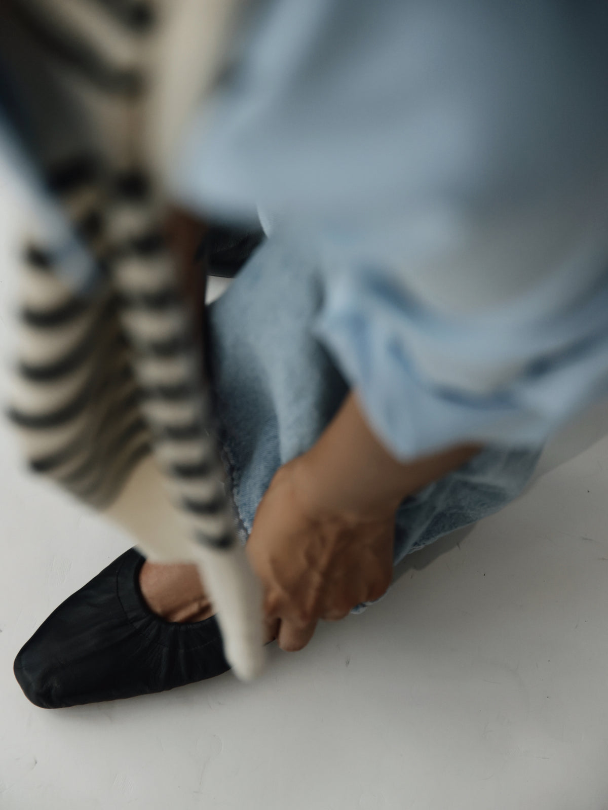 GEMMA BLACK FLATS