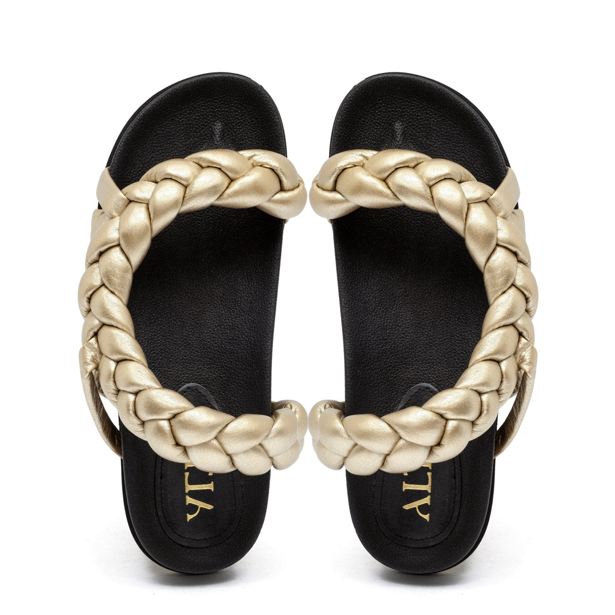 CORINNA GOLD SANDALS